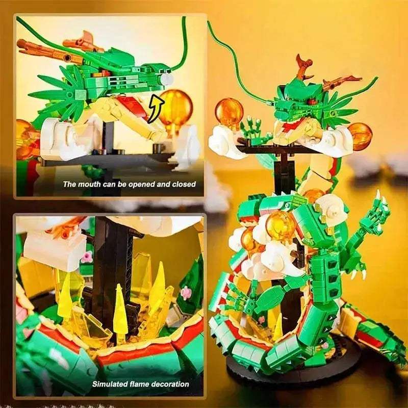 1826Pcs Dragon Lego Compatible Building Blocks Set For Kids - ToylandEU