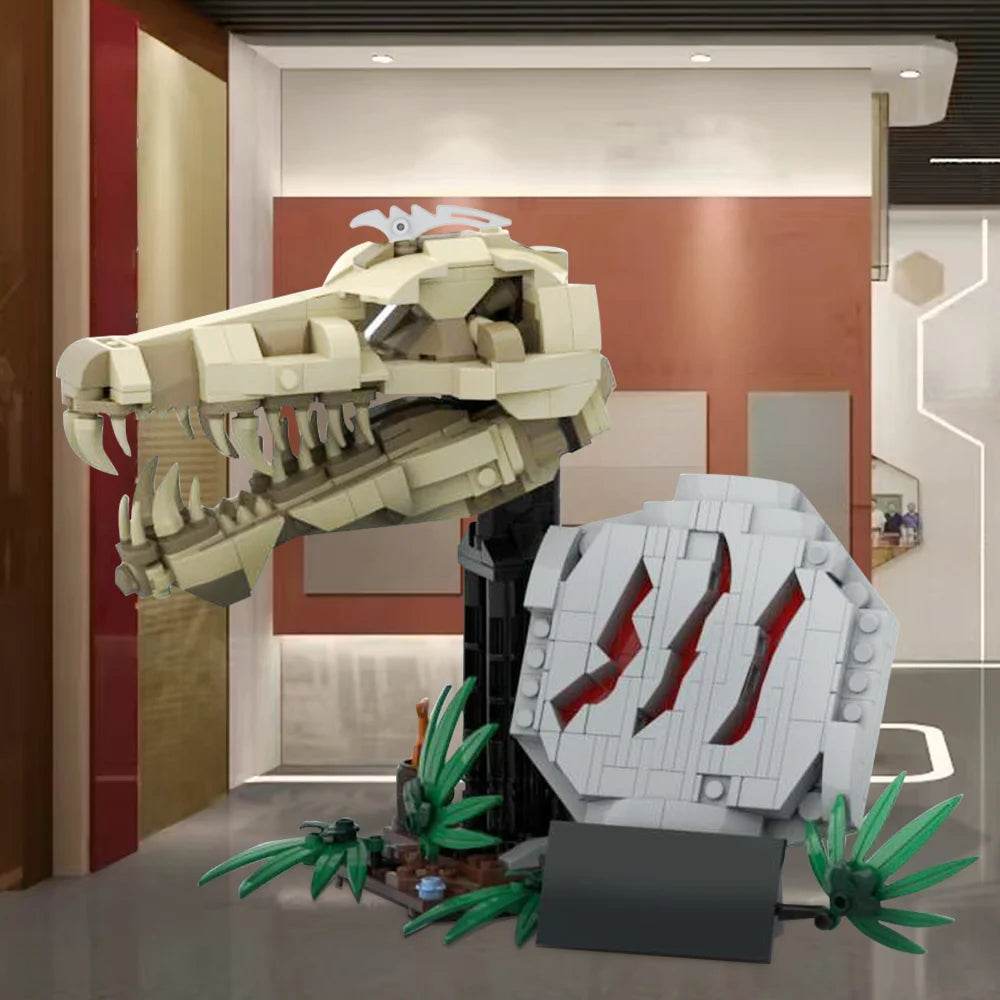 MOC-186989 Dinosaur Fossils Spinosaurus Model Building Blocks Building Bricks MOC - ToylandEU