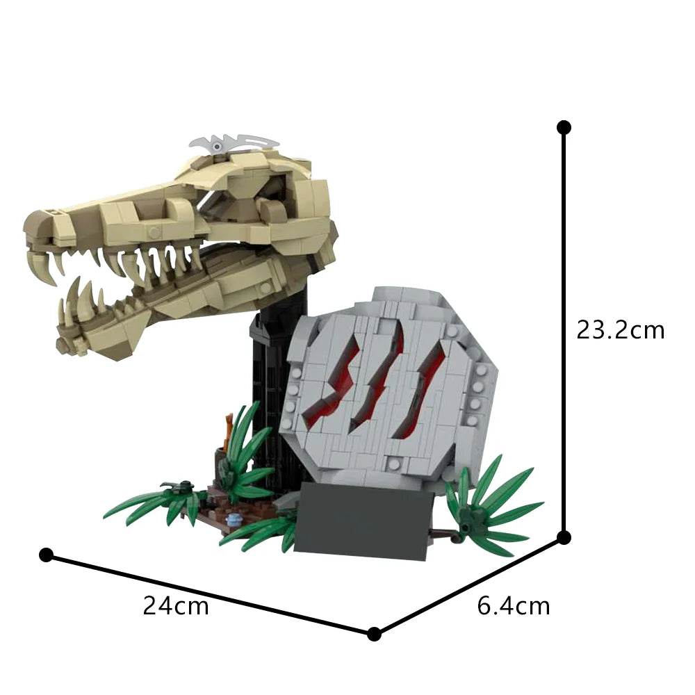 MOC-186989 Dinosaur Fossils Spinosaurus Model Building Blocks Building Bricks MOC - ToylandEU