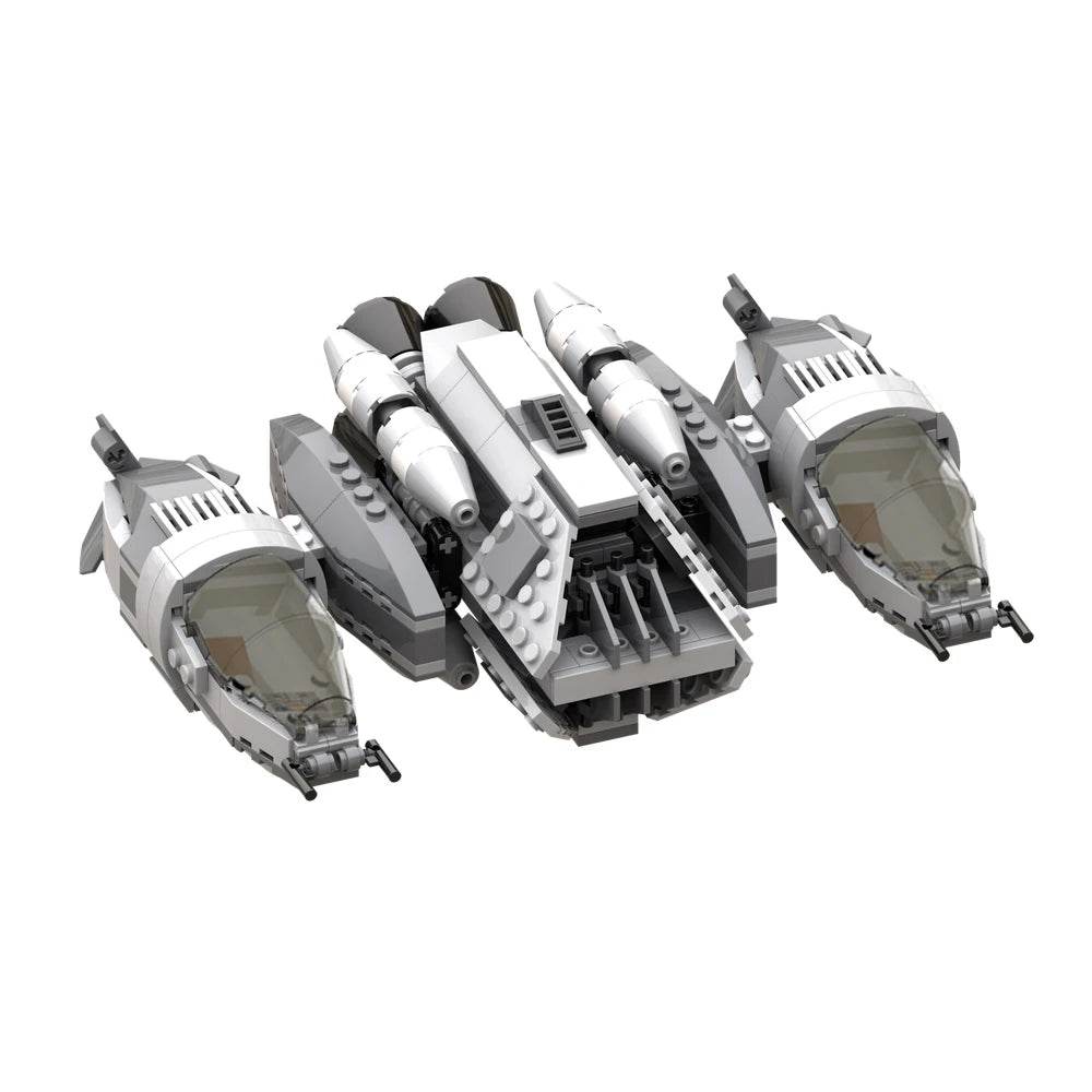 MOC-188625 B-Wing-Striker Building Blocks Space Battleship - ToylandEU