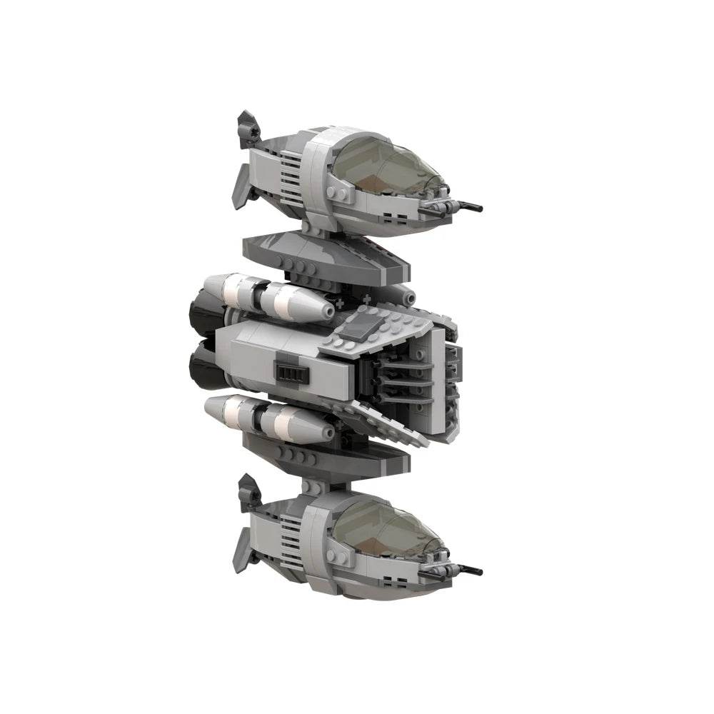 MOC-188625 B-Wing-Striker Building Blocks Space Battleship - ToylandEU