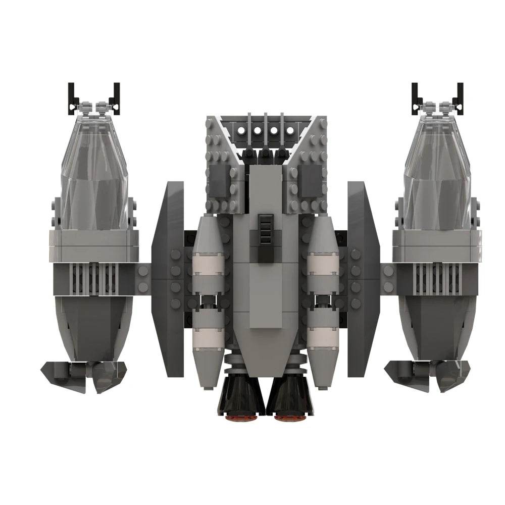 MOC-188625 B-Wing-Striker Building Blocks Space Battleship - ToylandEU