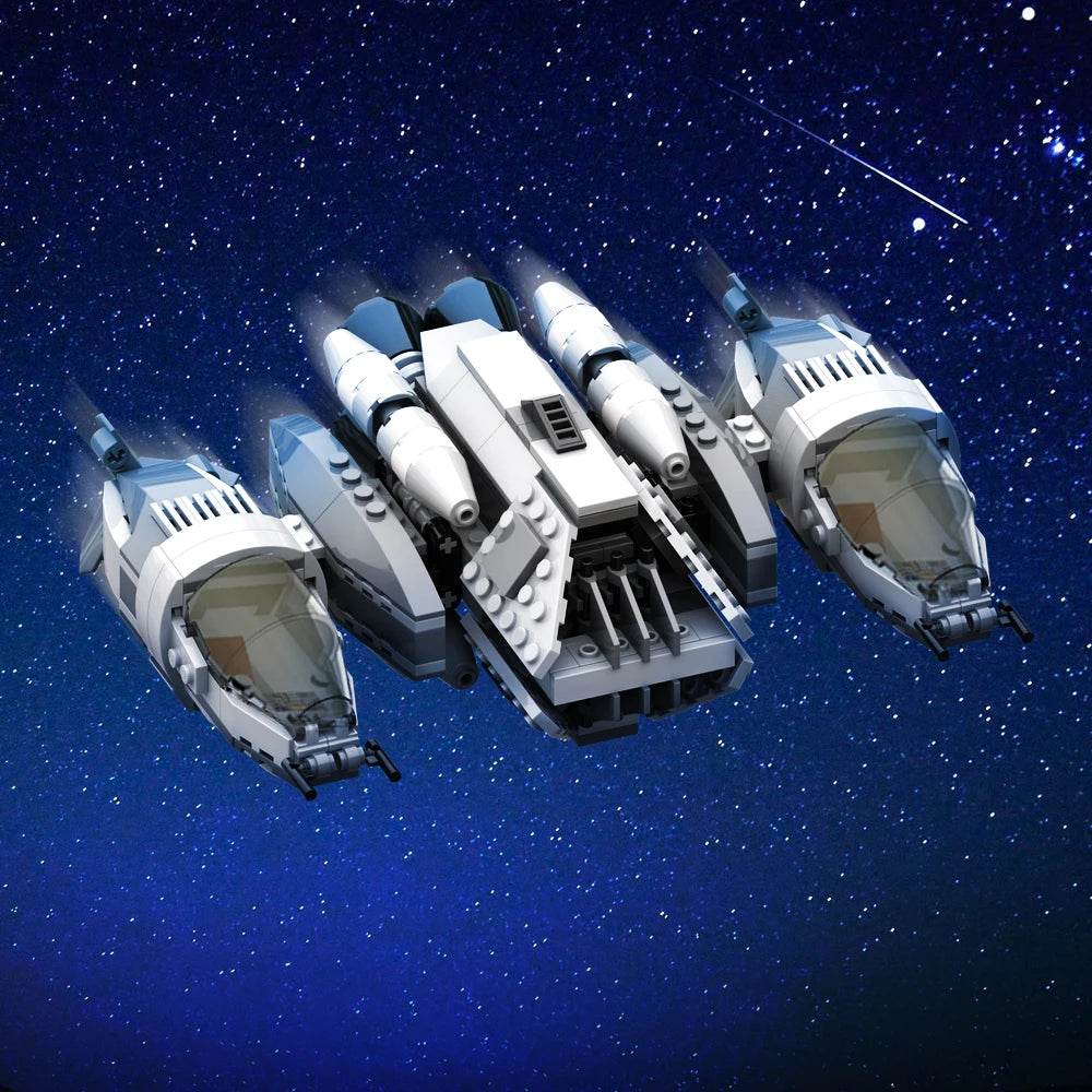 MOC-188625 B-Wing-Striker Building Blocks Space Battleship - ToylandEU