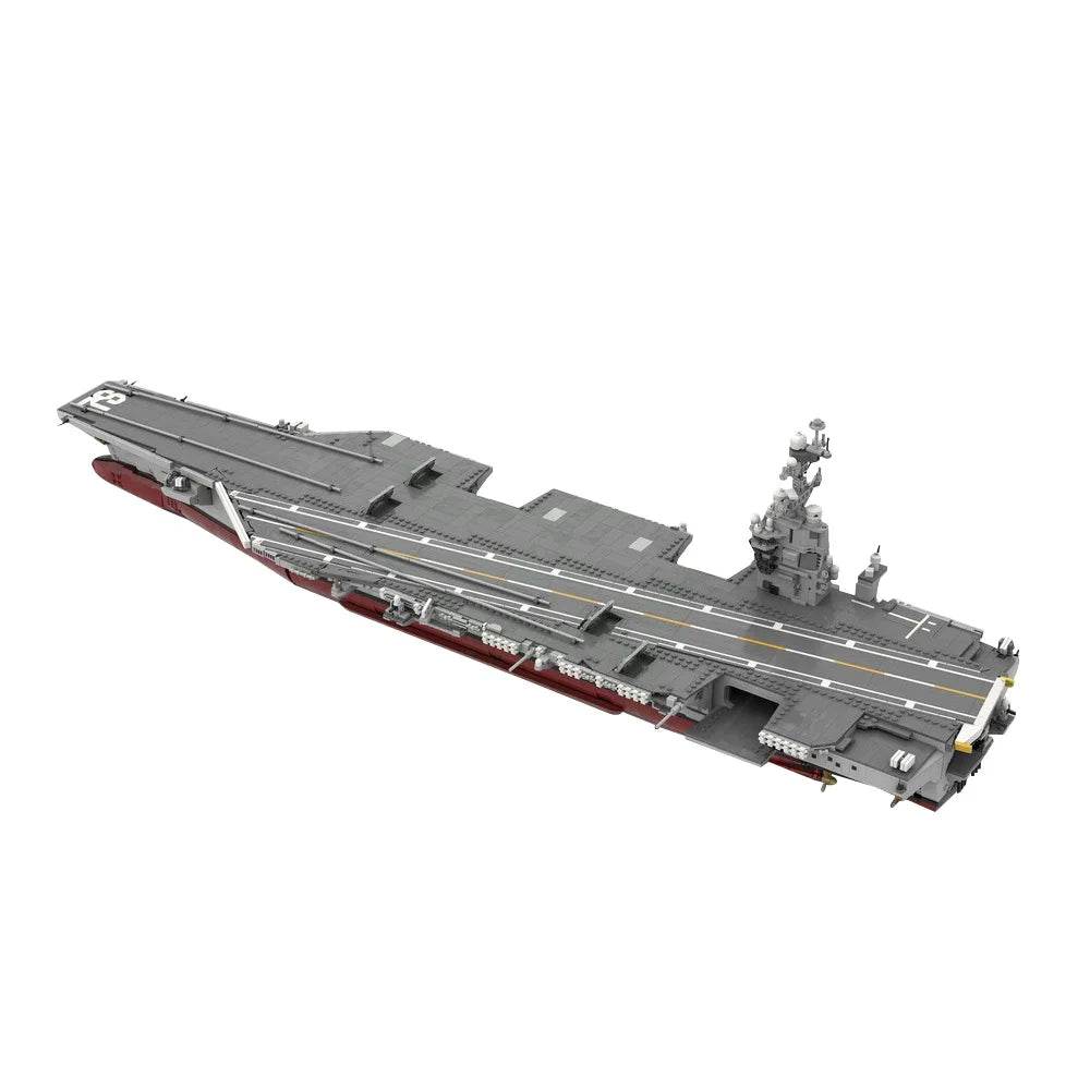 MOC-192566 CVN-78 Battleships Model Building Blocks Gift - ToylandEU