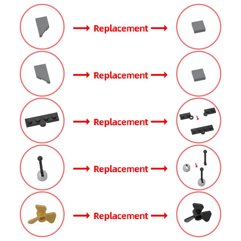 MOC-192566 CVN-78 Battleships Model Building Blocks Gift - ToylandEU