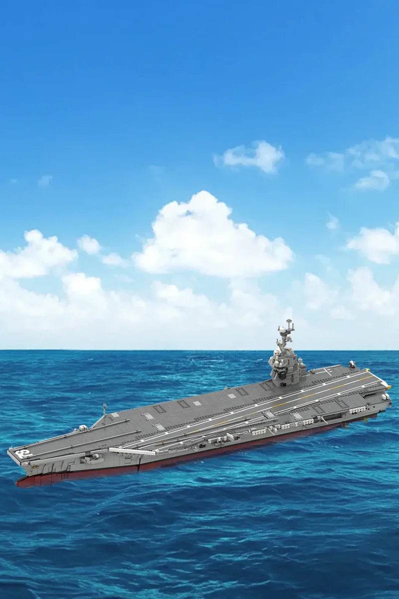 MOC-192566 CVN-78 Battleships Model Building Blocks Gift - ToylandEU