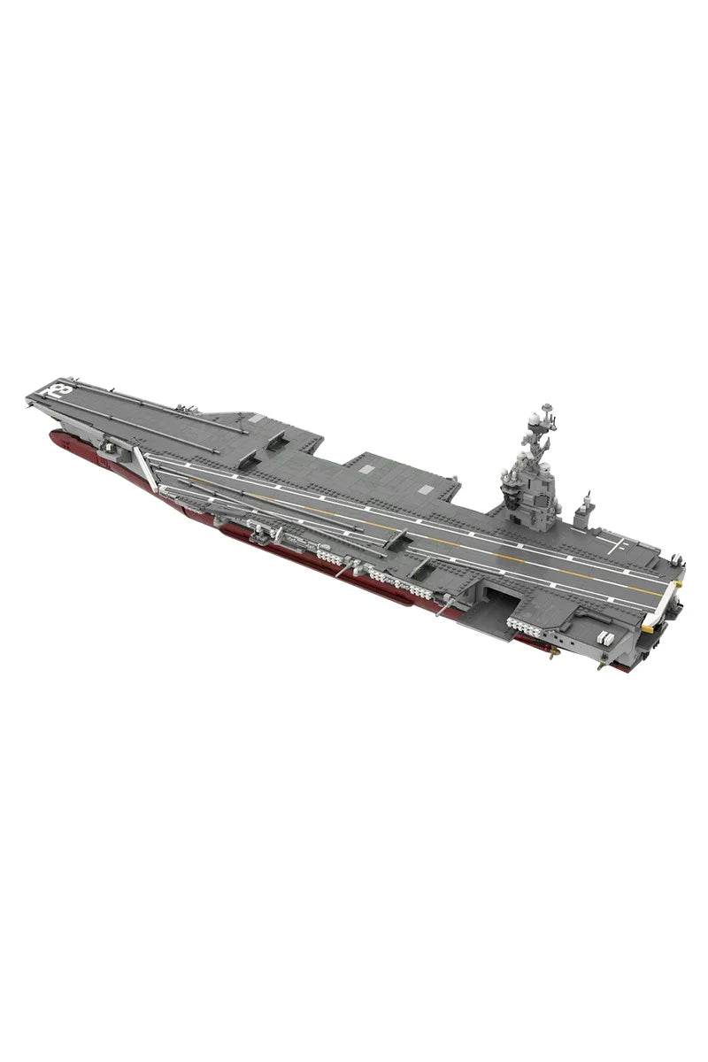 MOC-192566 CVN-78 Battleships Model Building Blocks Gift - ToylandEU