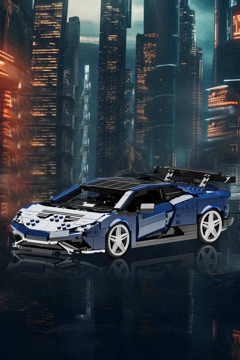 MOC-197774 Gallardo Style Huracan STO Model Building Blocks Building Bricks MOC - ToylandEU