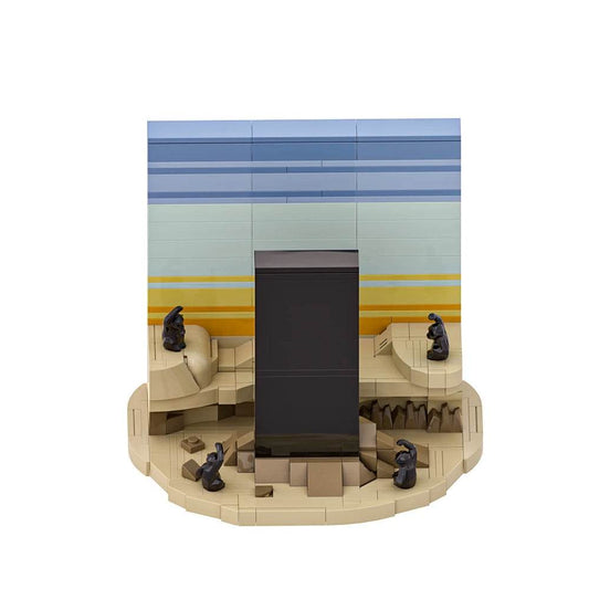 MOC 2001 A Space Odyssey Postcard Model Building Blocks Gift Building Bricks MOC - ToylandEU