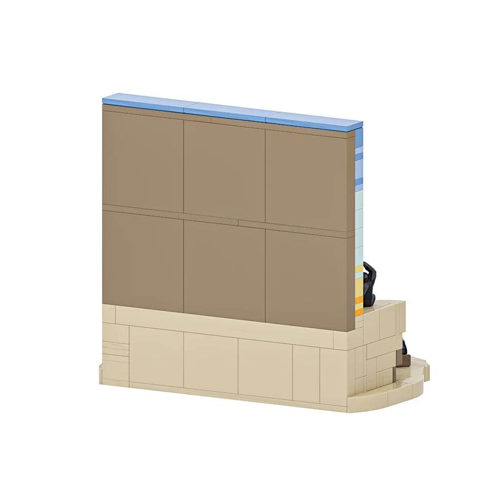 MOC 2001 A Space Odyssey Postcard Model Building Blocks Gift Building Bricks MOC - ToylandEU