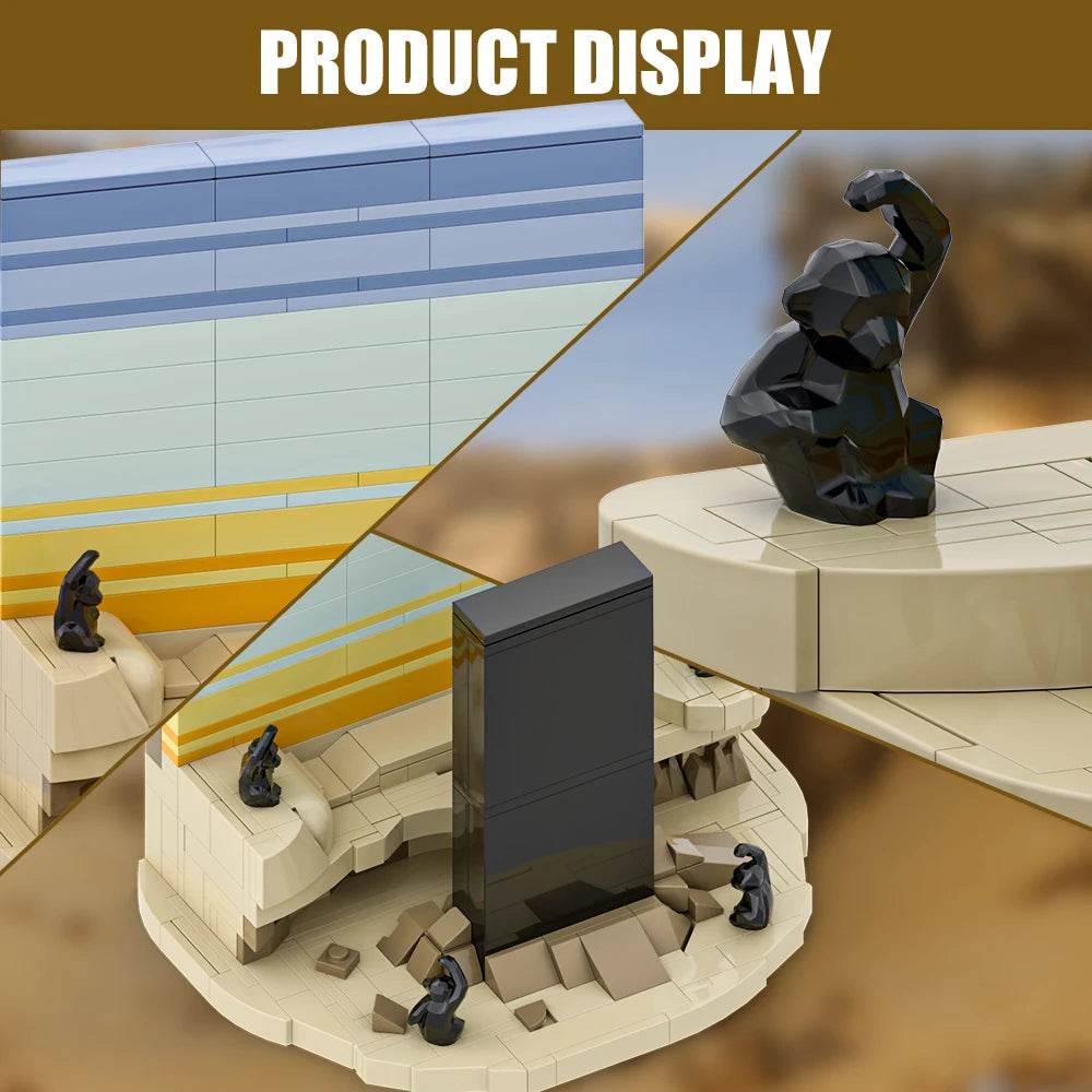 MOC 2001 A Space Odyssey Postcard Model Building Blocks Gift Building Bricks MOC - ToylandEU