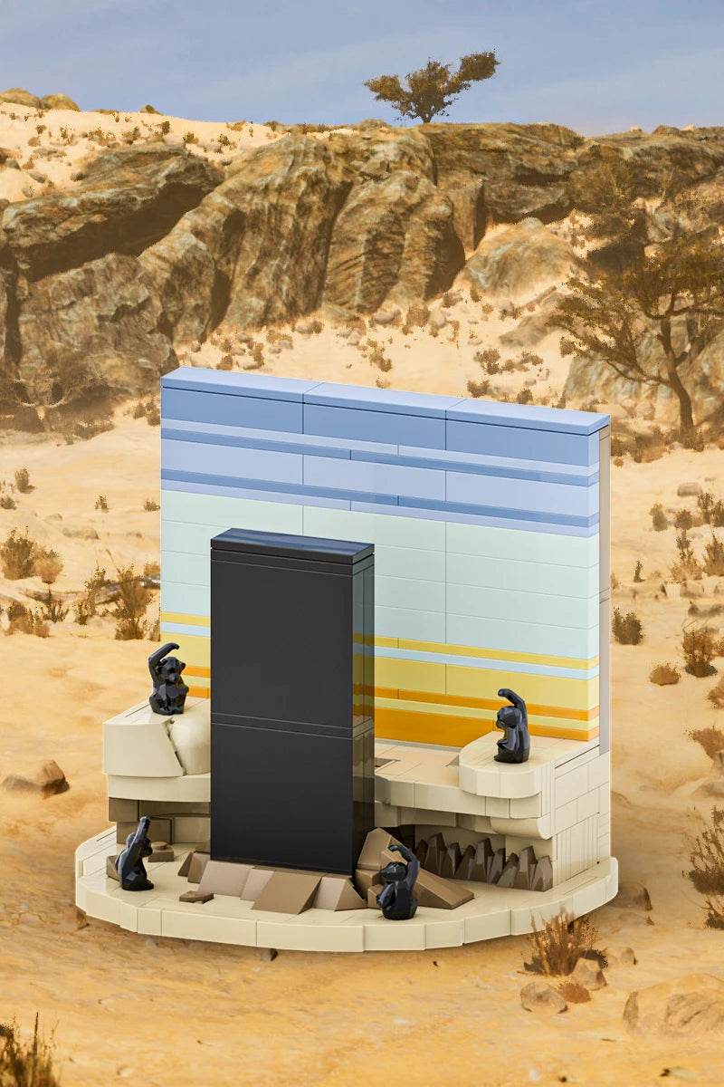 MOC 2001 A Space Odyssey Postcard Model Building Blocks Gift Building Bricks MOC - ToylandEU