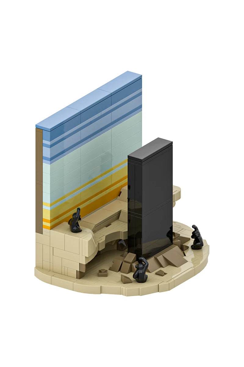 MOC 2001 A Space Odyssey Postcard Model Building Blocks Gift Building Bricks MOC - ToylandEU