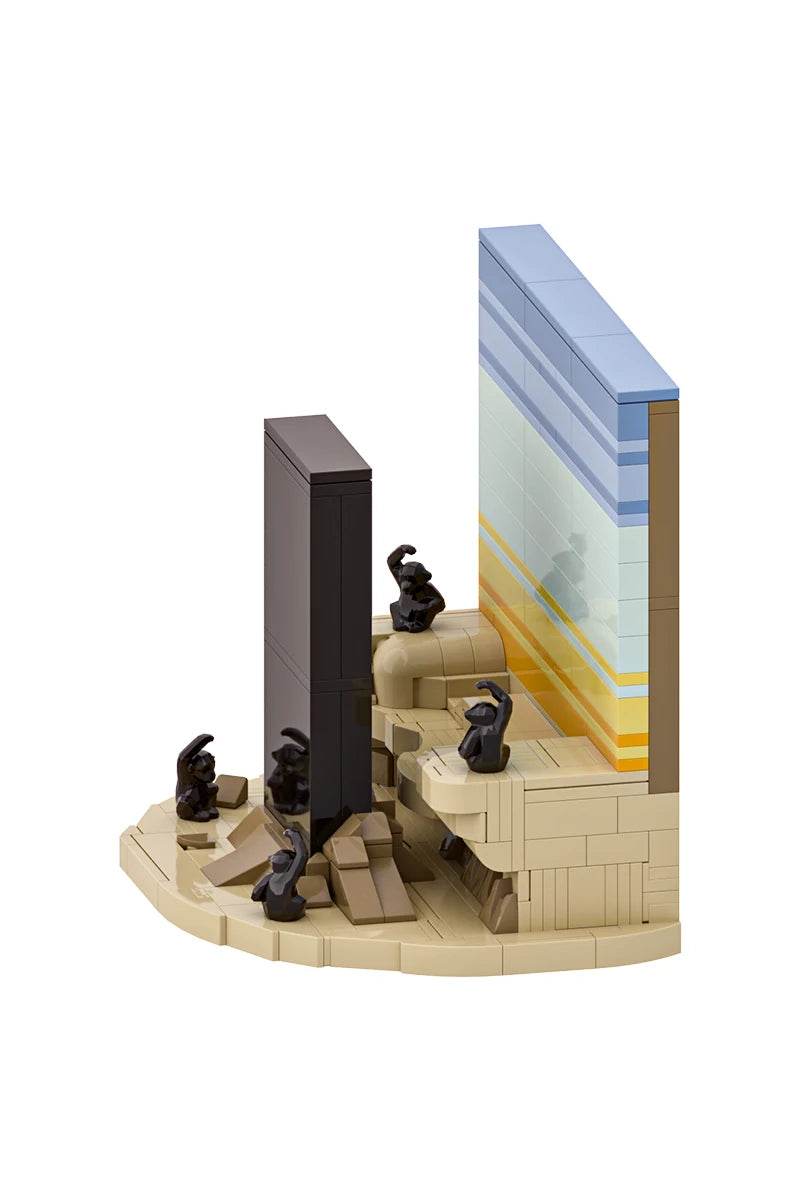 MOC 2001 A Space Odyssey Postcard Model Building Blocks Gift Building Bricks MOC - ToylandEU