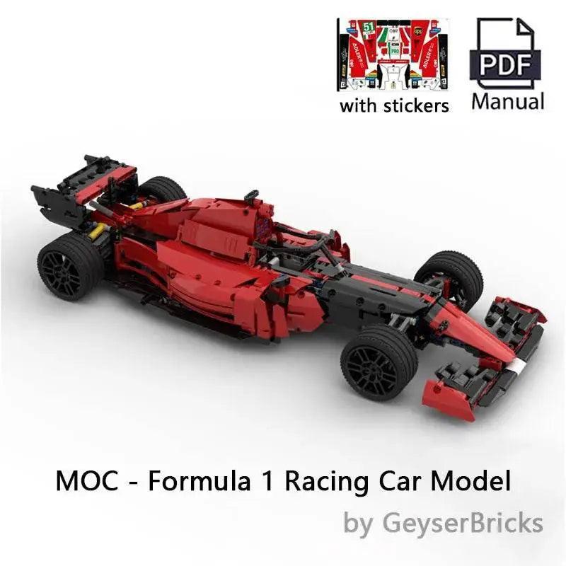  MOC 2025 New Technical Classic Formula F1 Racing Car MOC-42141 Building Blocks Model Kit For Boys Building Bricks MOC -  ToylandEU™