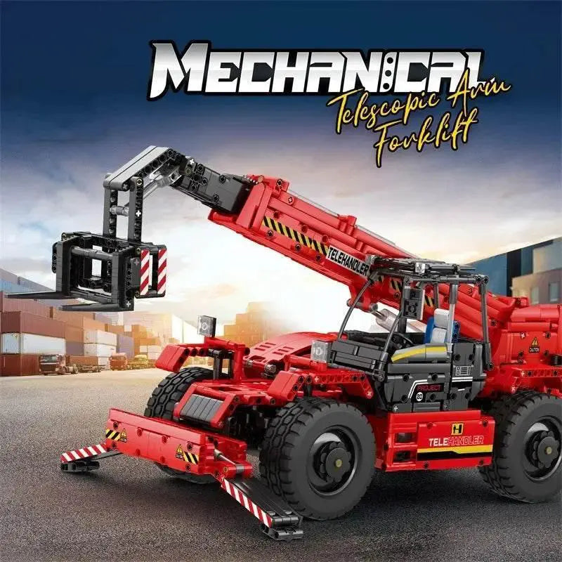 2260PCS Telescopic Forklift Building Blocks Remote Control Car - ToylandEU
