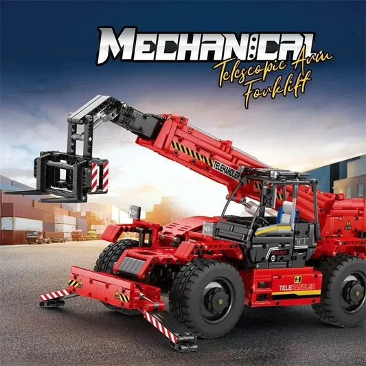 2260PCS Telescopic Forklift Building Blocks Remote Control Car - ToylandEU