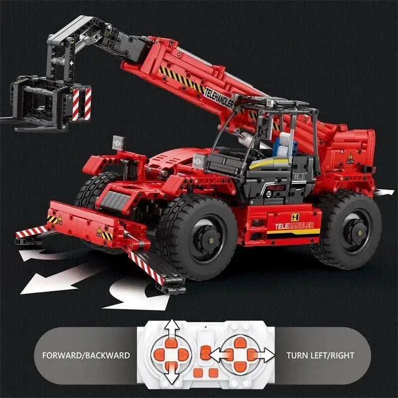 2260PCS Telescopic Forklift Building Blocks Remote Control Car - ToylandEU