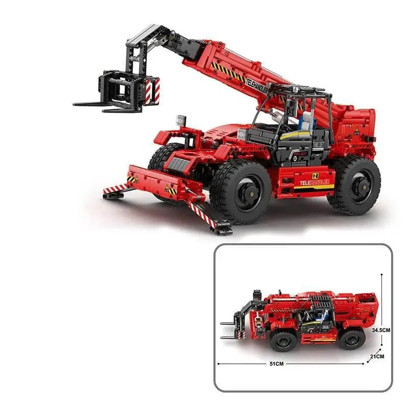 2260PCS Telescopic Forklift Building Blocks Remote Control Car - ToylandEU