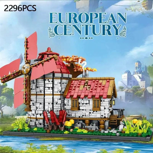  MOC 2296PCS Windmill Tree House Mill Street View Building Blocks -  ToylandEU™