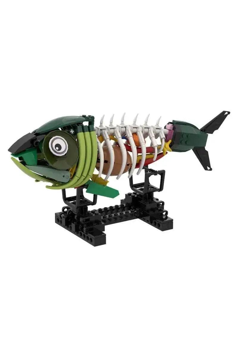  MOC 241PCS MOC Zombie Fish Model Building Blocks Halloween Gift Building Bricks MOC -  ToylandEU™