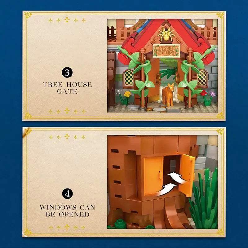 2566PCS Tree House Building Blocks MOC Model Toys for Kids - ToylandEU