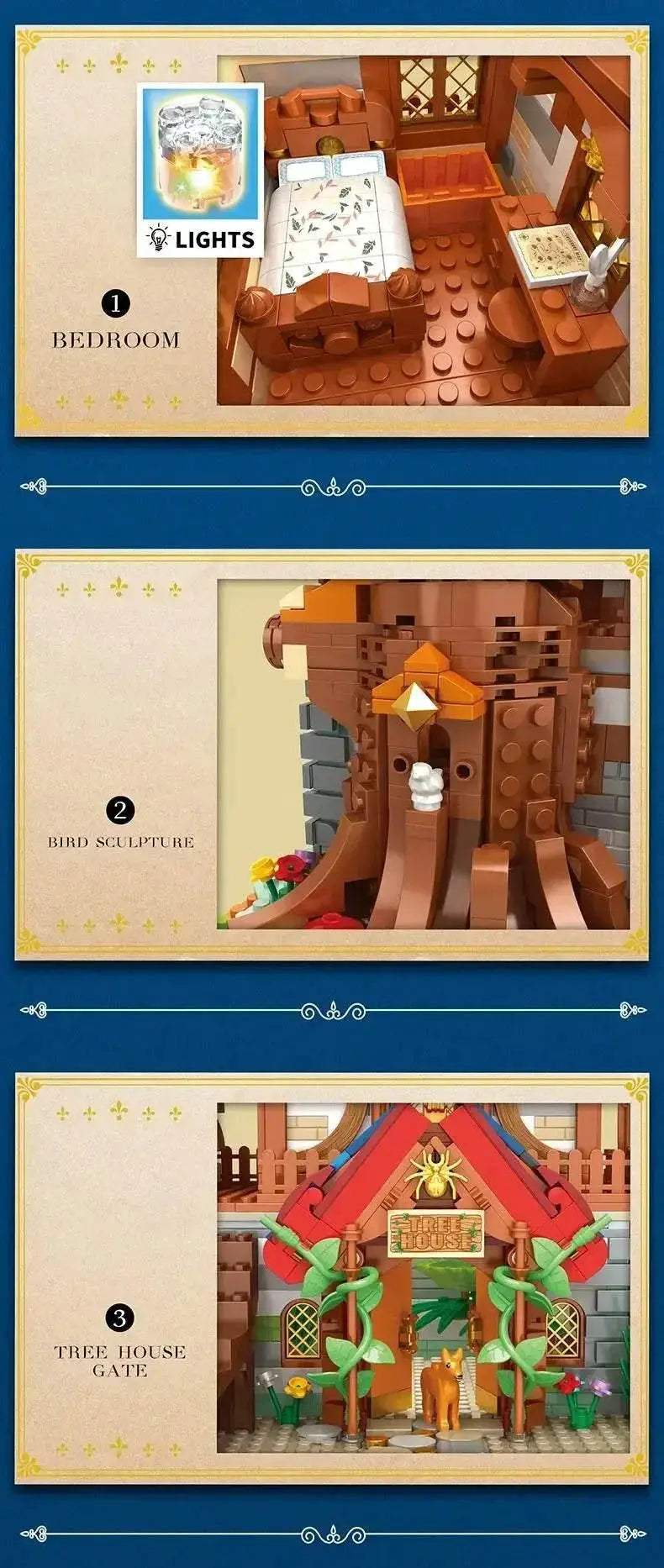 2566PCS Tree House Building Blocks MOC Model Toys for Kids - ToylandEU