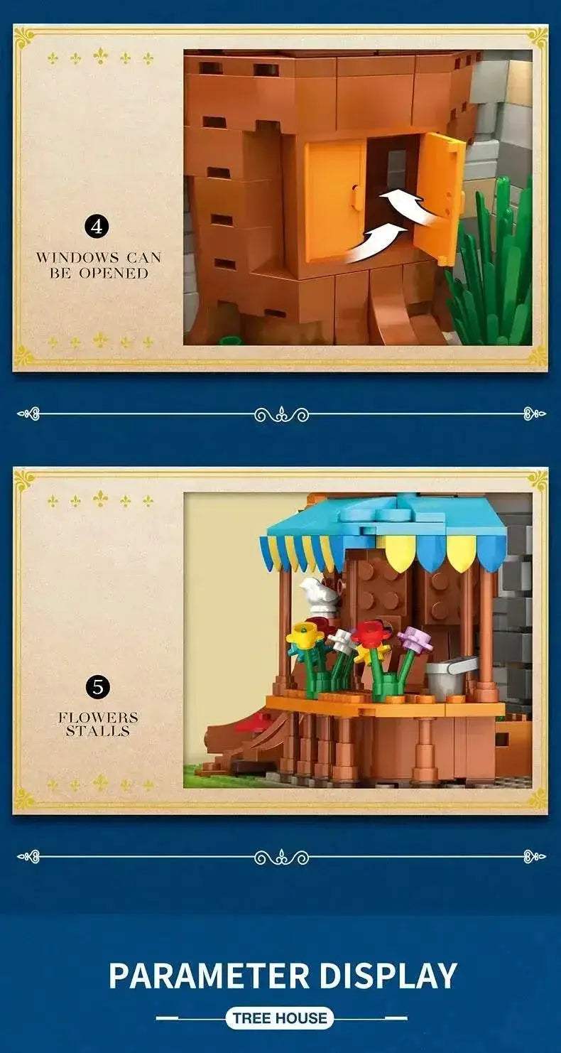 2566PCS Tree House Building Blocks MOC Model Toys for Kids - ToylandEU