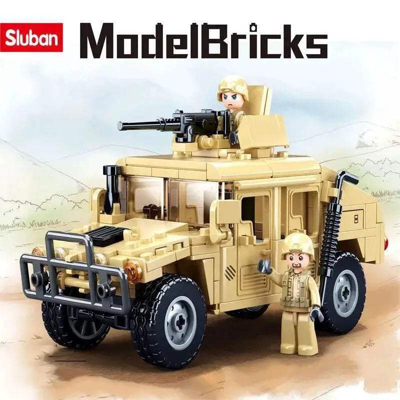 265PCS WW2 Military SWAT H2 Assault Vehicle Building Blocks - ToylandEU