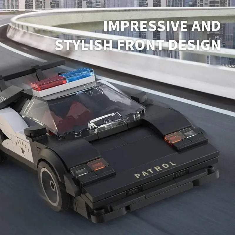 266PCS City Patrol Police Car Building Blocks Toy Gift - ToylandEU
