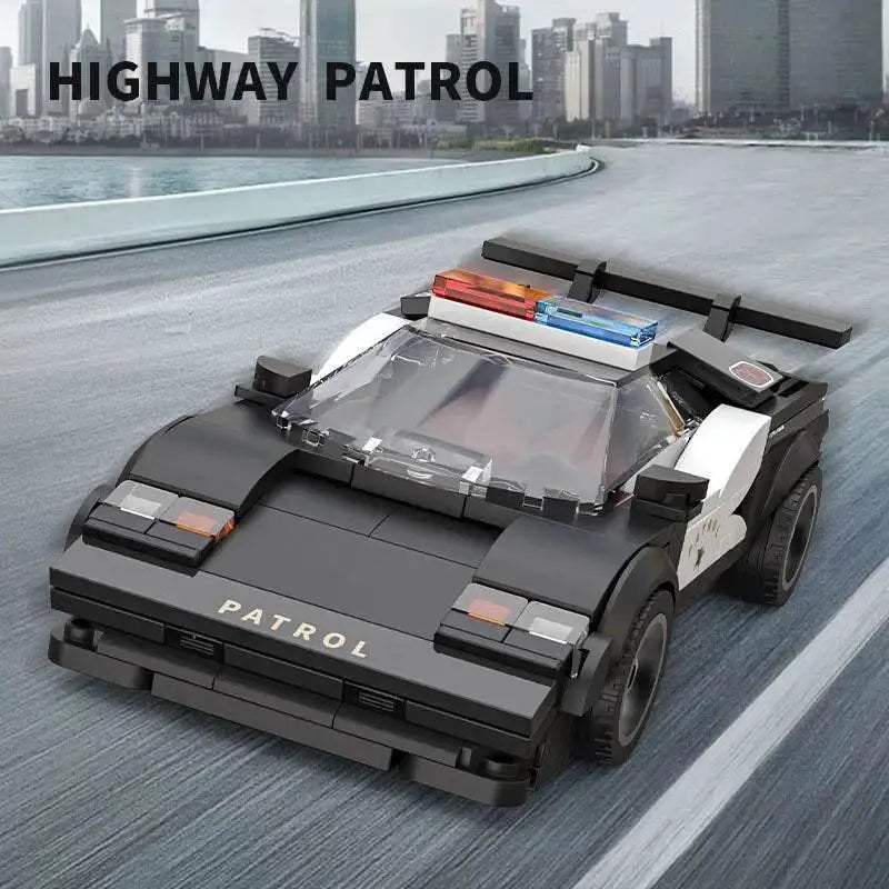 266PCS City Patrol Police Car Building Blocks Toy Gift - ToylandEU