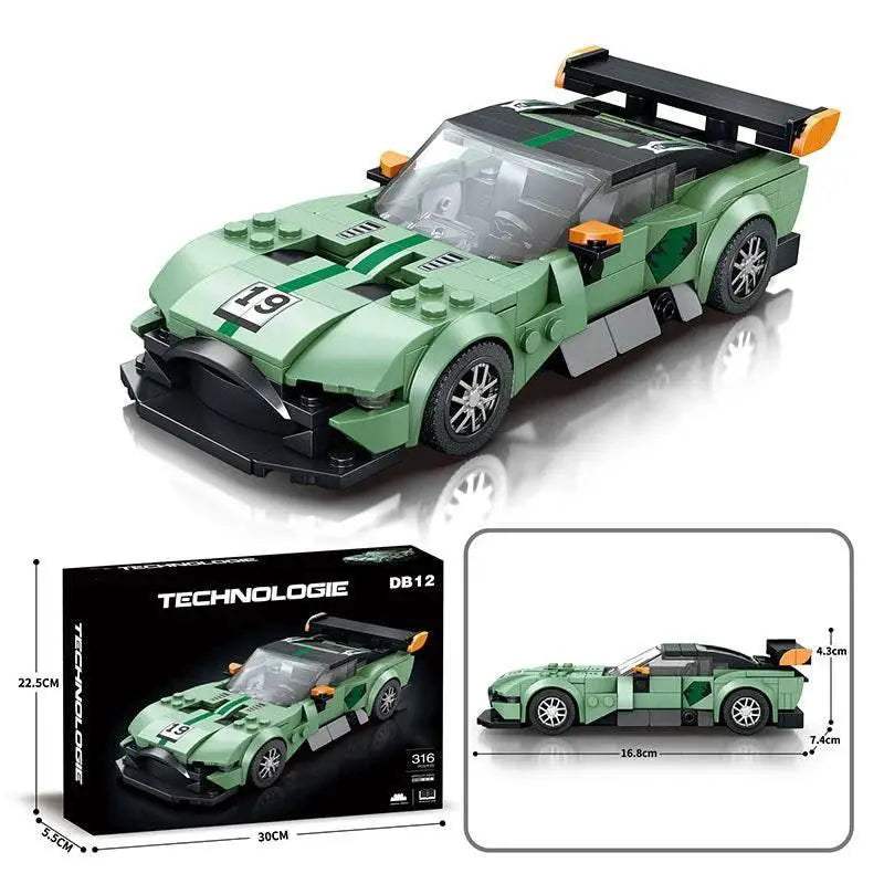 316PCS Champion Sports Car Building Blocks Creative Toy - ToylandEU