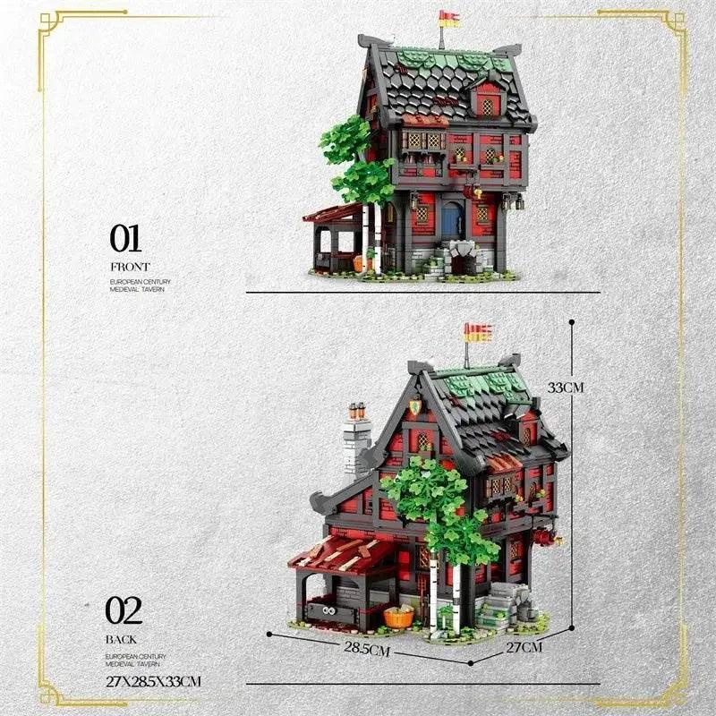  MOC 3214PCS Crusader Hotel Building Blocks MOC Model Kids Toys -  ToylandEU™