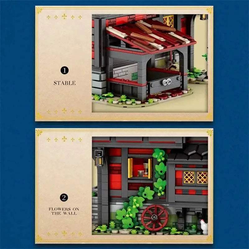 3214PCS Crusader Hotel Building Blocks MOC Model Kids Toys - ToylandEU