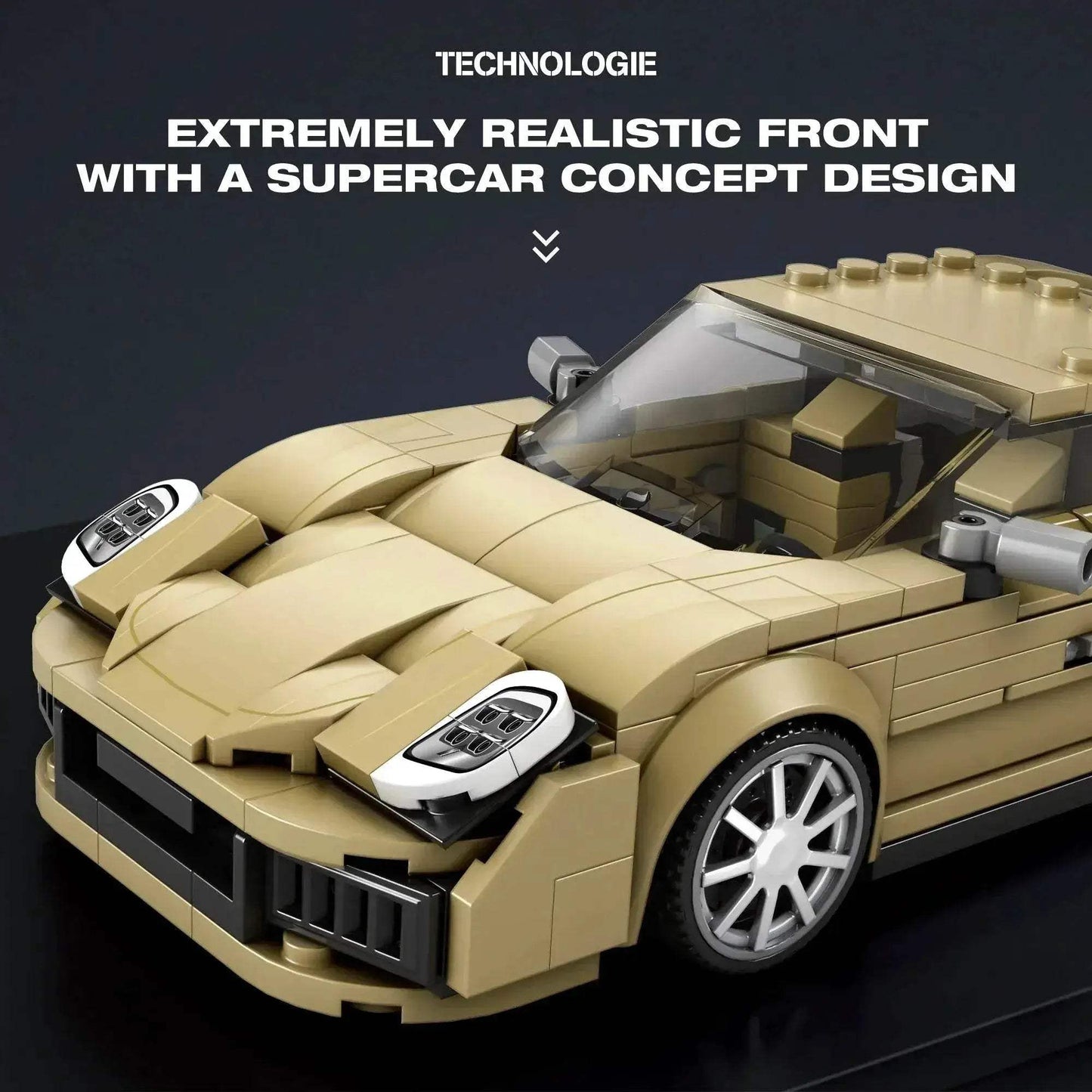 324PCS Luxury Coupe Building Blocks Speed Car Model Gift - ToylandEU