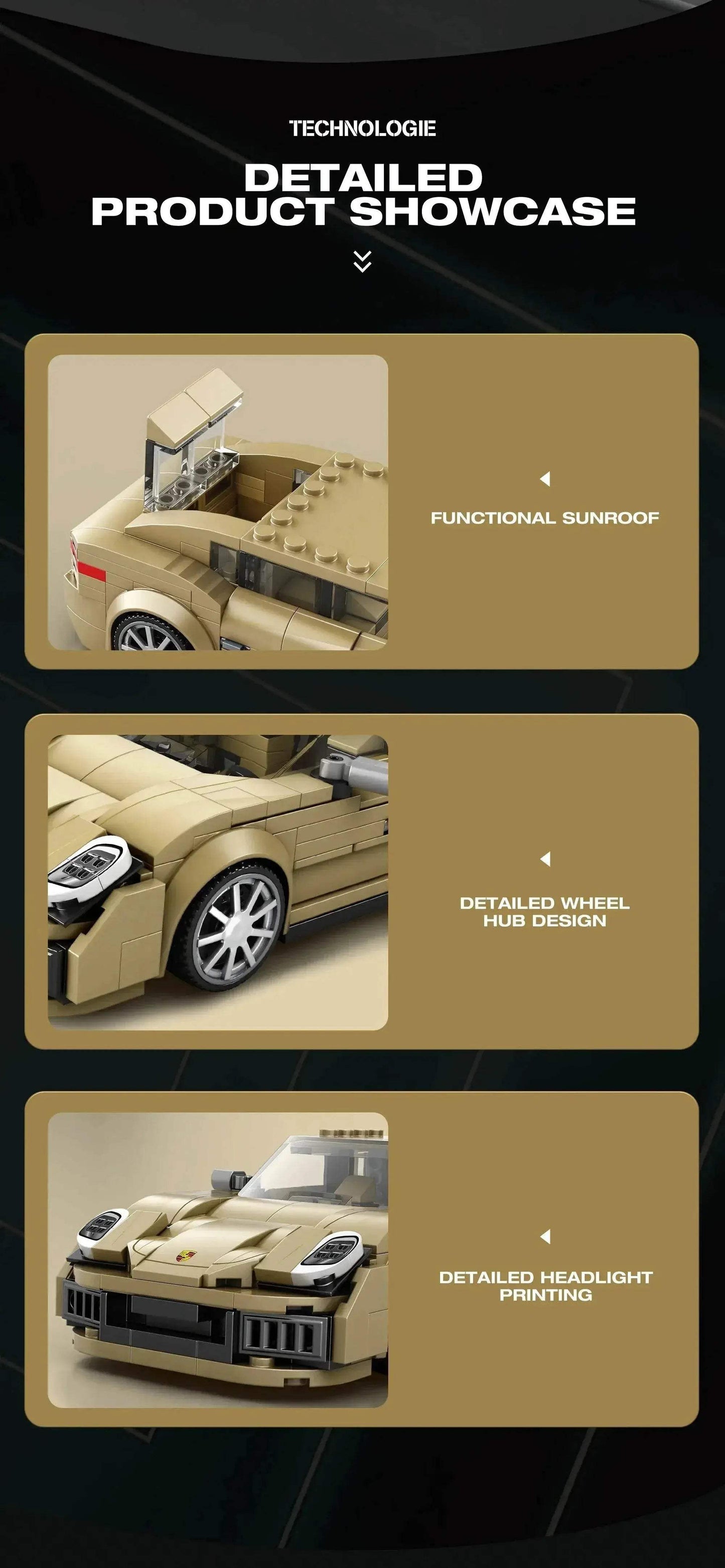 324PCS Luxury Coupe Building Blocks Speed Car Model Gift - ToylandEU