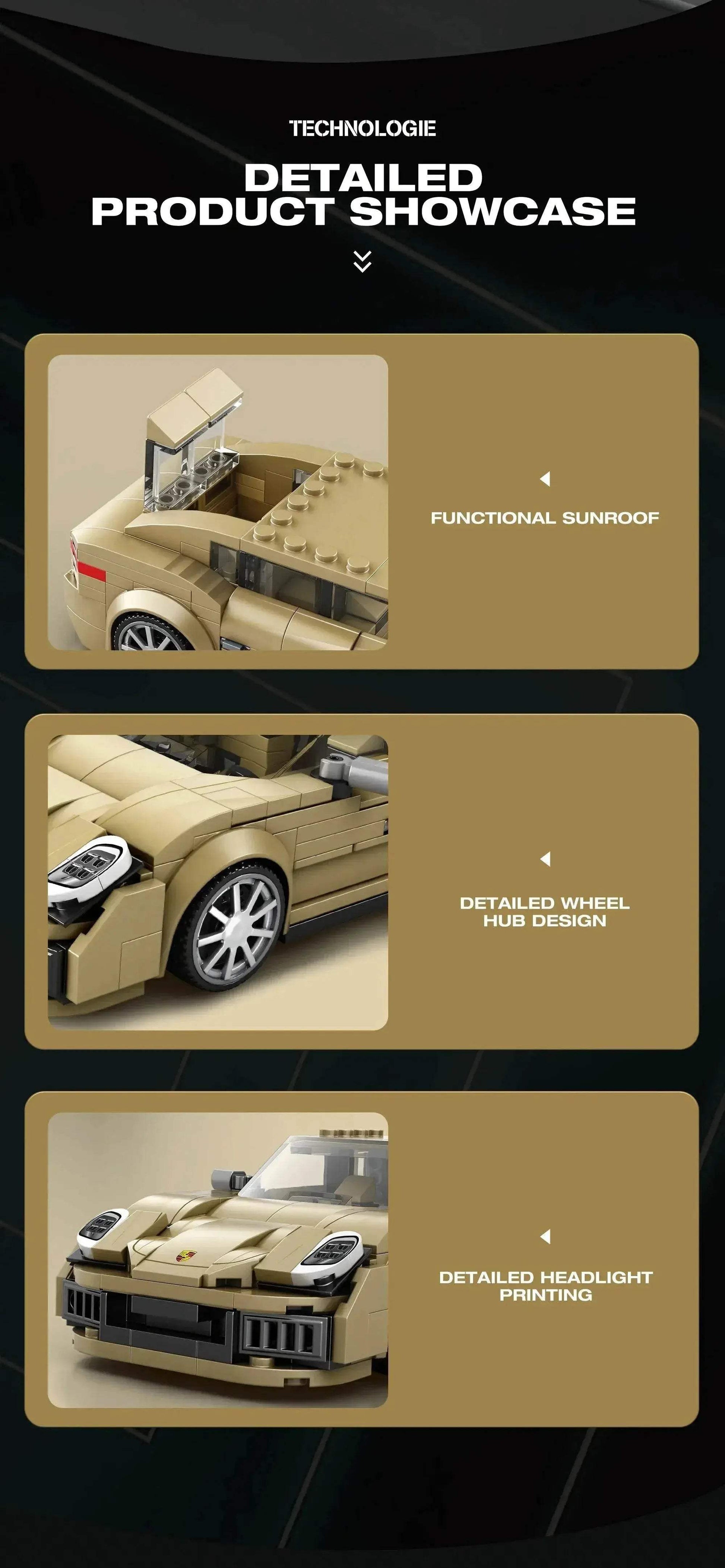 324PCS Luxury Coupe Building Blocks Speed Car Model Gift - ToylandEU