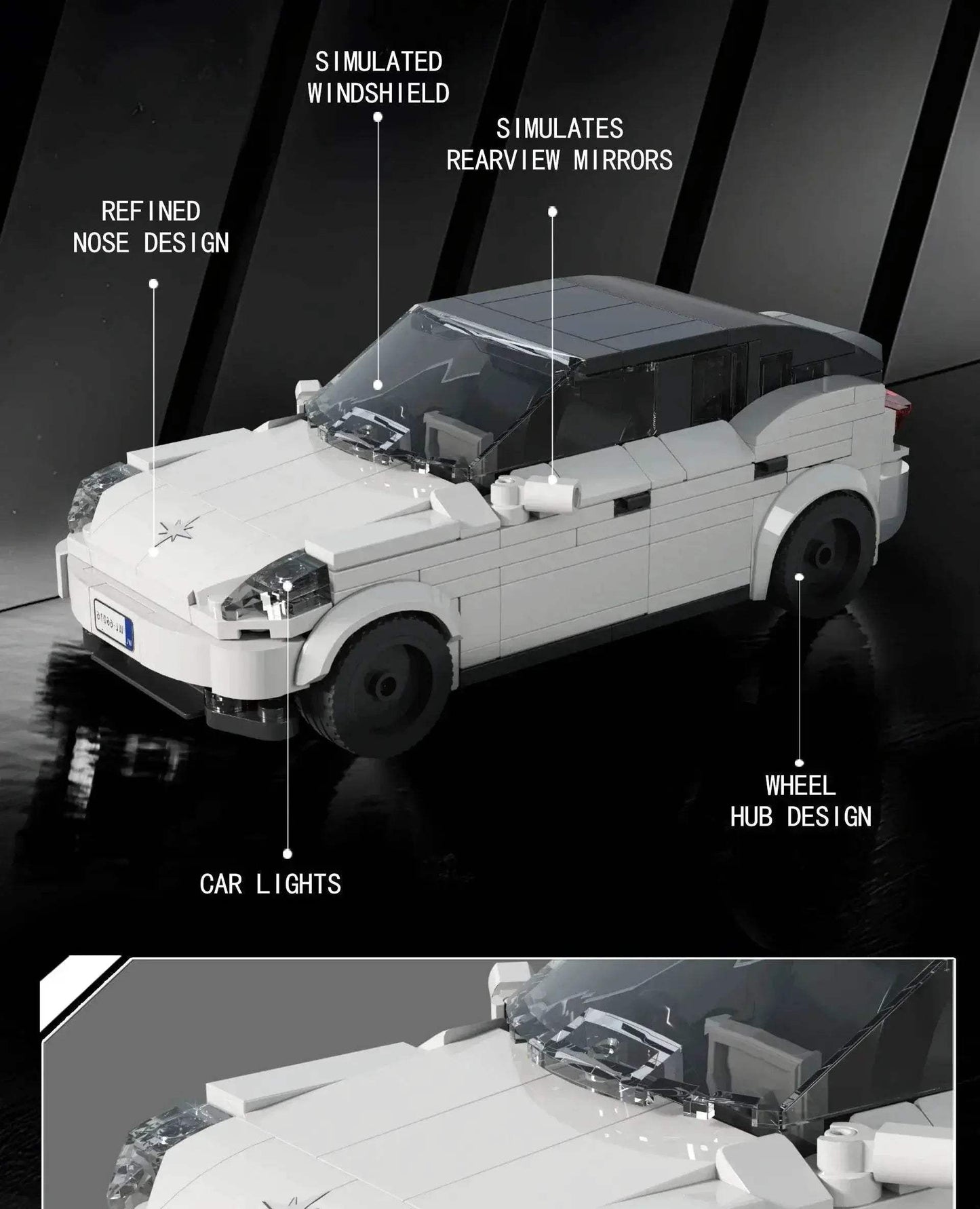 329PCS SUV Vehicle Building Blocks Classic City Electric Car Model Bricks Children’s Educational Assembly Toys - ToylandEU