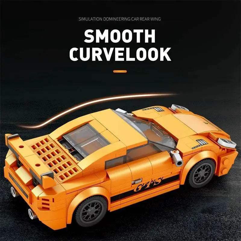 338PCS City Champion Racing Building Blocks Supercar Model Toys - ToylandEU