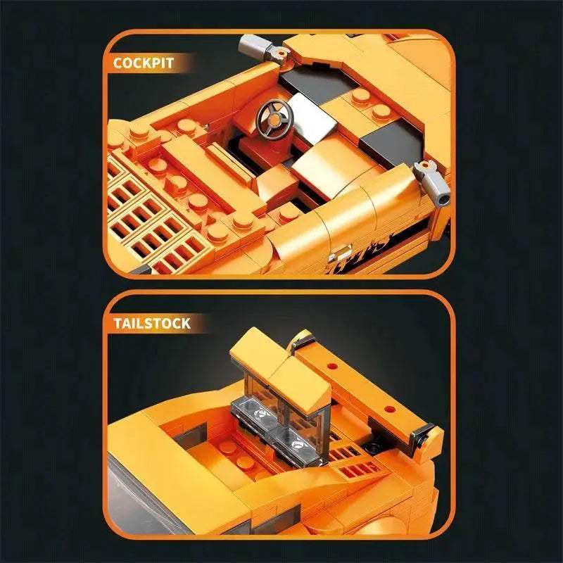 338PCS City Champion Racing Building Blocks Supercar Model Toys - ToylandEU