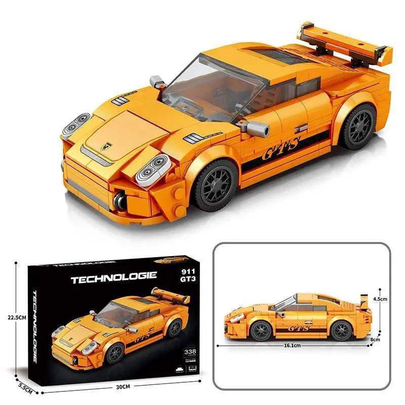 338PCS City Champion Racing Building Blocks Supercar Model Toys - ToylandEU
