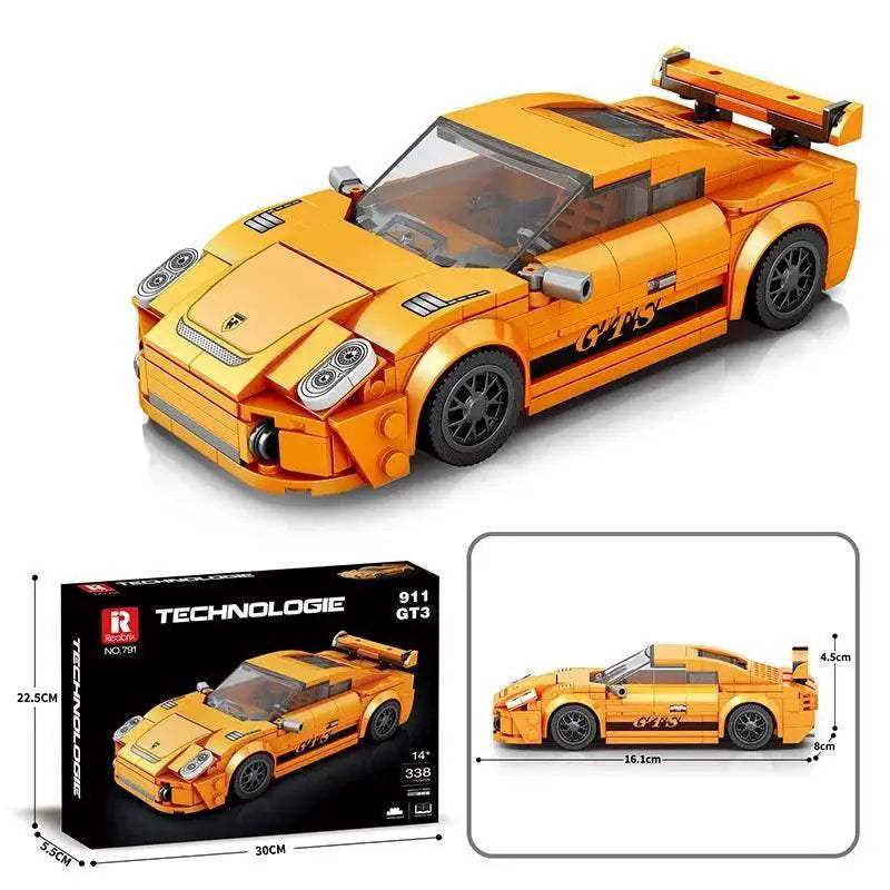 338PCS City Champion Racing Building Blocks Supercar Model Toys - ToylandEU