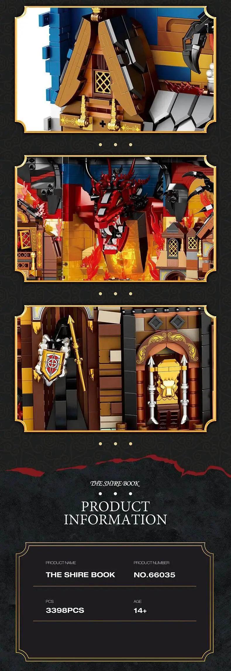  MOC 3398PCS Hobbit Themed Bookstore Building Blocks Assembly Toys -  ToylandEU™