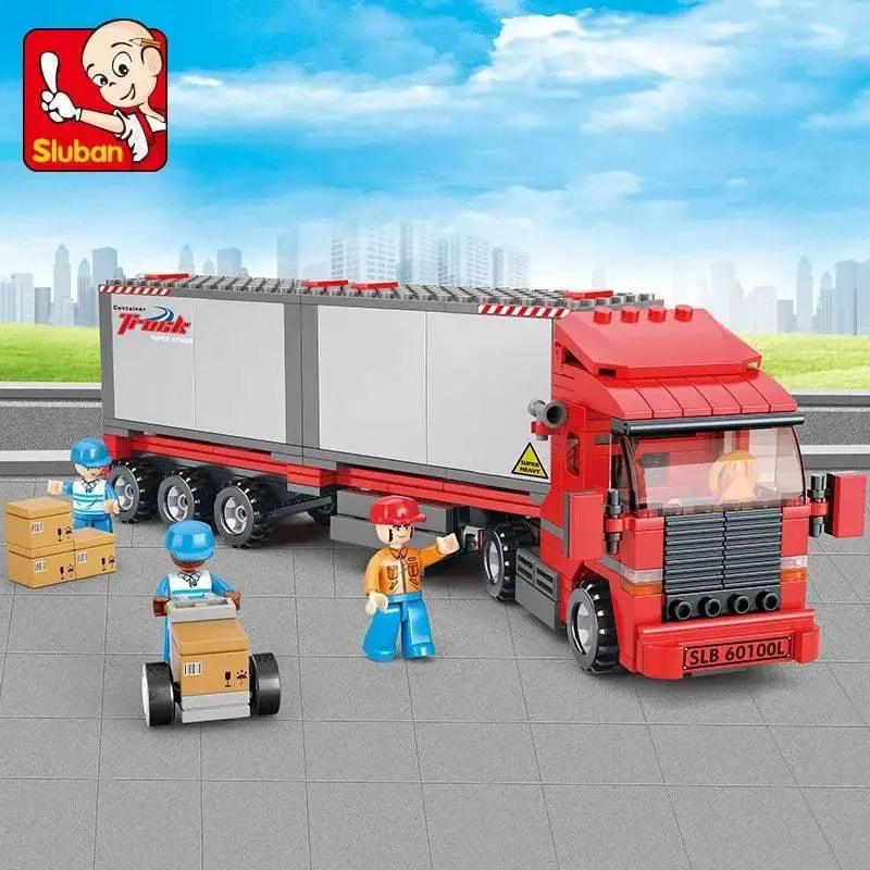  MOC 345PCS City Double Container Freight Car Building Blocks -  ToylandEU™
