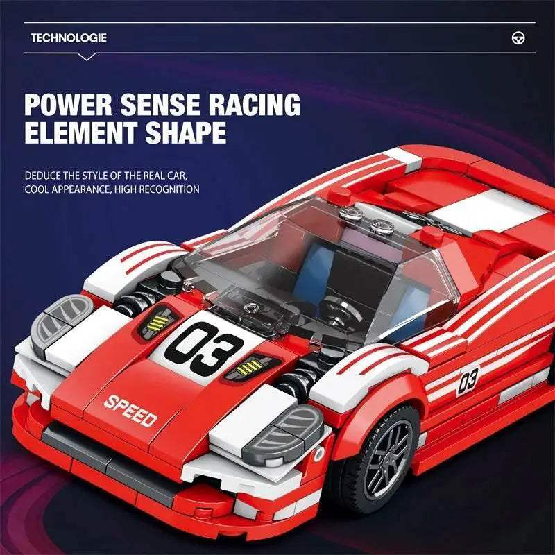 355PCS City Champion Sport Car Vehicle Building Blocks Toys - ToylandEU