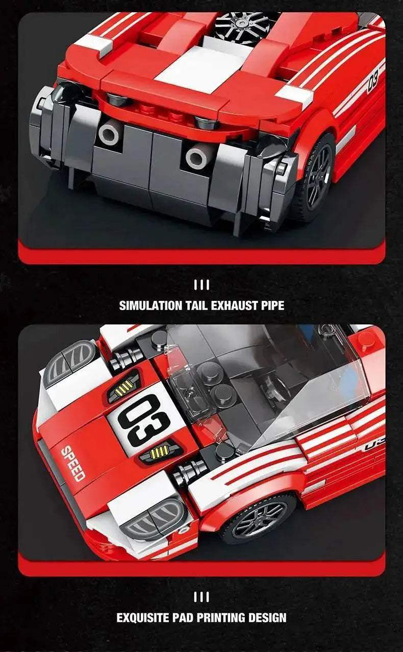 355PCS City Champion Sport Car Vehicle Building Blocks Toys - ToylandEU