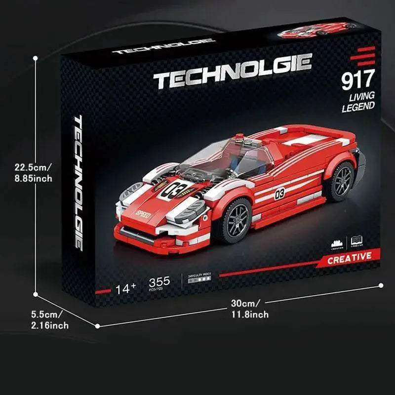 355PCS City Champion Sport Car Vehicle Building Blocks Toys - ToylandEU