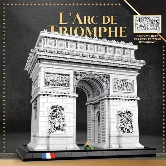3718PCS Arc de Triomphe Model Building Blocks for Kids - ToylandEU