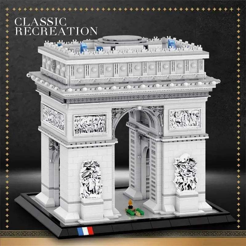 3718PCS Arc de Triomphe Model Building Blocks for Kids - ToylandEU