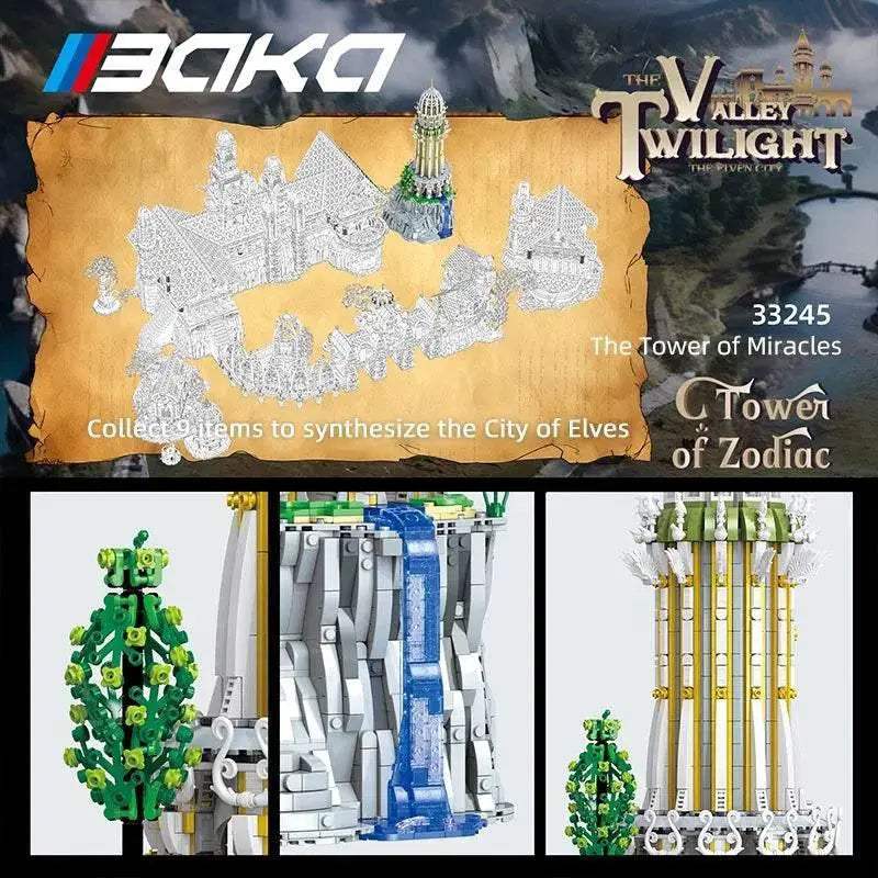 3726PCS Tower of Miracles Building Blocks Toys For Kids - ToylandEU